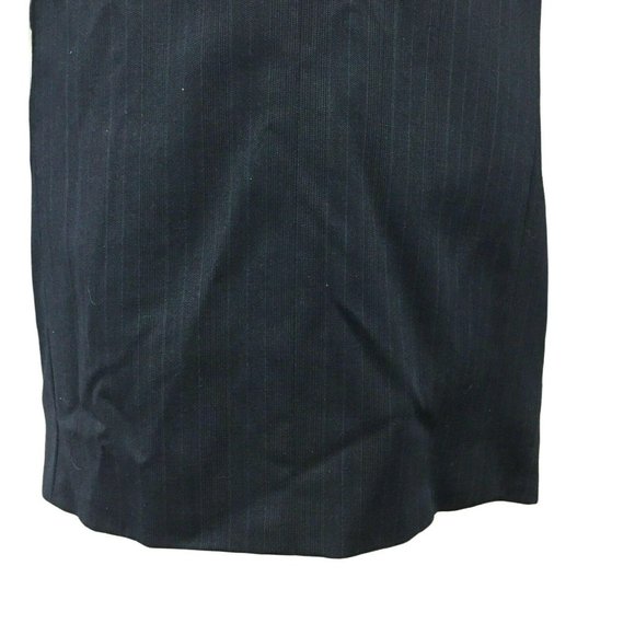 Thomas Suit Jacket Blazer Sports Coat Mens 100% Pure Wool 42L Blue Pinstripe 6 P - Picture 11 of 12